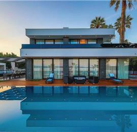 Large 7 Bedroom Waterfront Villa with Sea View, Pool, Spa, Gym and Jacuzzi near Trogir, Sleeps 15